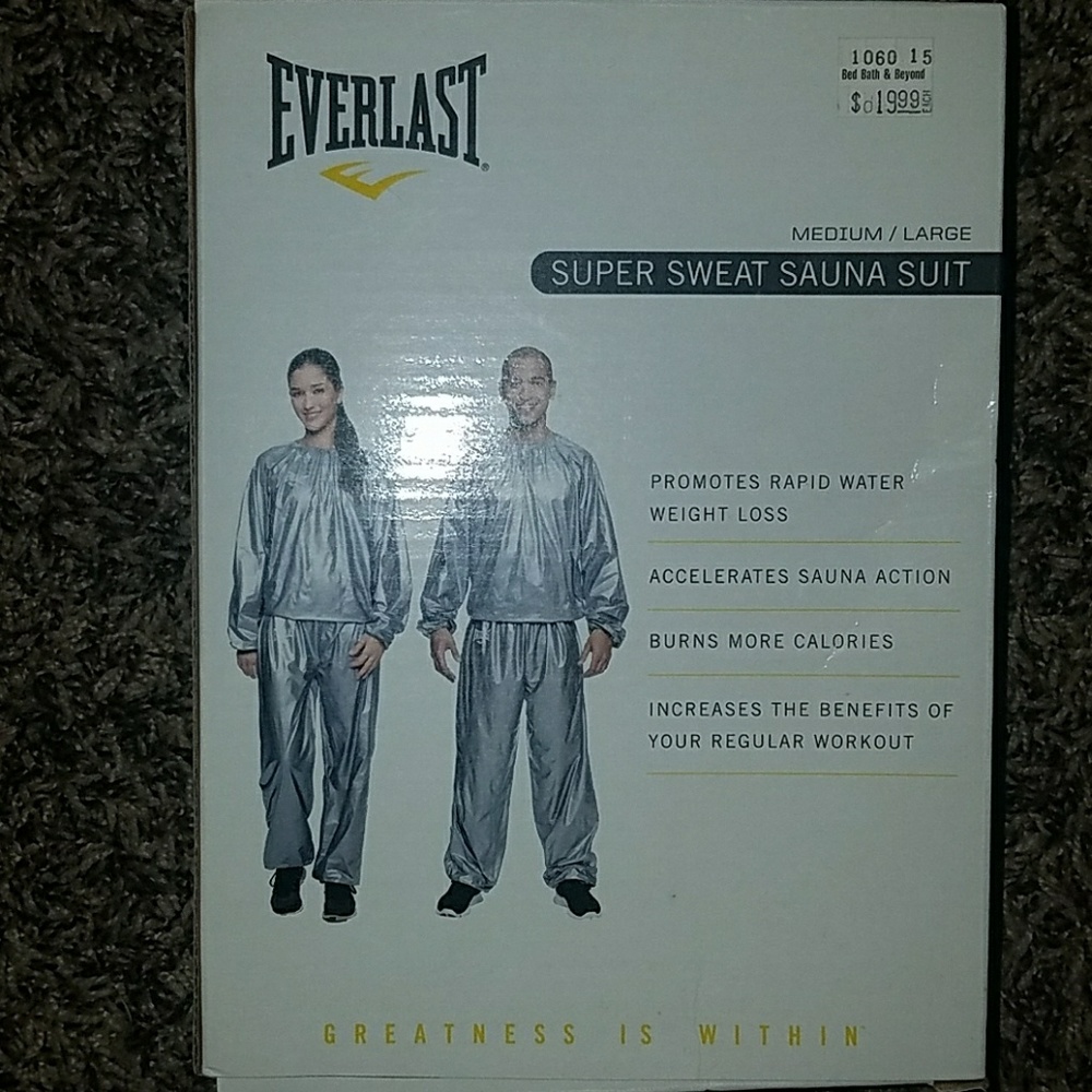 NWT Everlast super sweat sauna suit